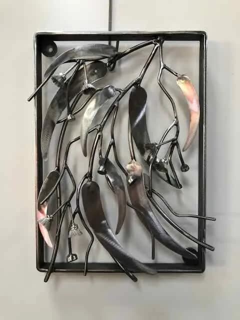 Gum Leaves – Rectangle Frame – Medium